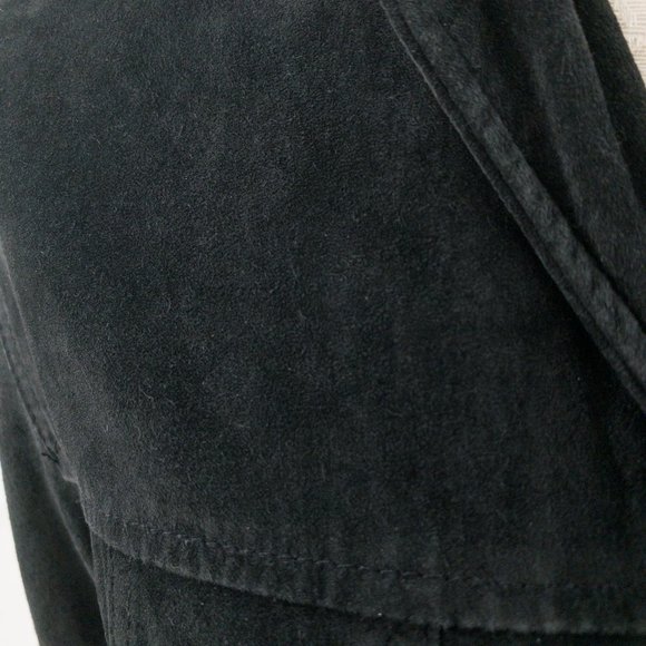 Vintage Pendleton S Suede Leather Jacket Vintage Black - Picture 2 of 11